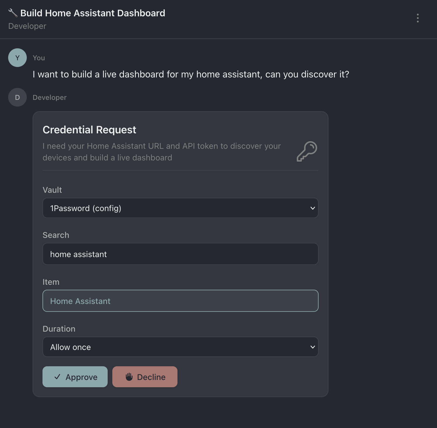 Credential management